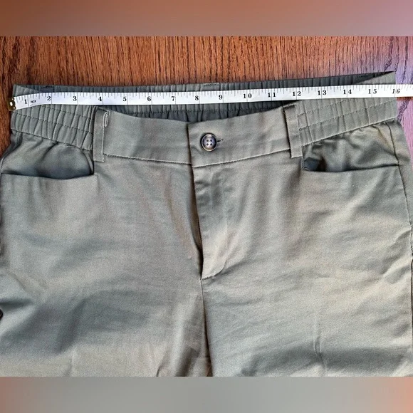 Wonderly Women's Elastic Waistband Straight Leg Pants - Picture 7 of 11